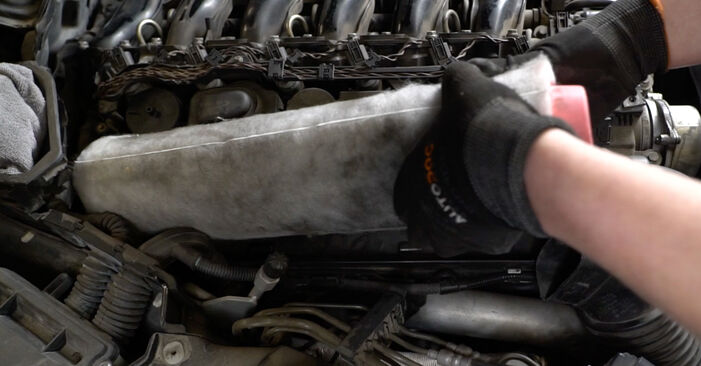 Ako vymeniť Vzduchový filter na BMW 5 Touring (E61) 2009 – tipy a triky