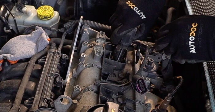 How to remove SKODA FABIA 1.9 TDI 2010 Ignition Coil - online easy-to-follow instructions