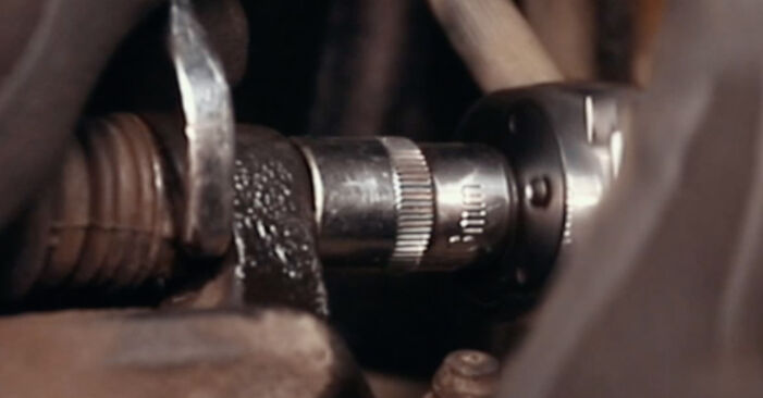 Renault Megane Scenic 1.9 D 1996 Bremsscheiben wechseln: wie schwer ist es, selbst zu reparieren - Downloaden Sie sich illustrierte Anleitungen