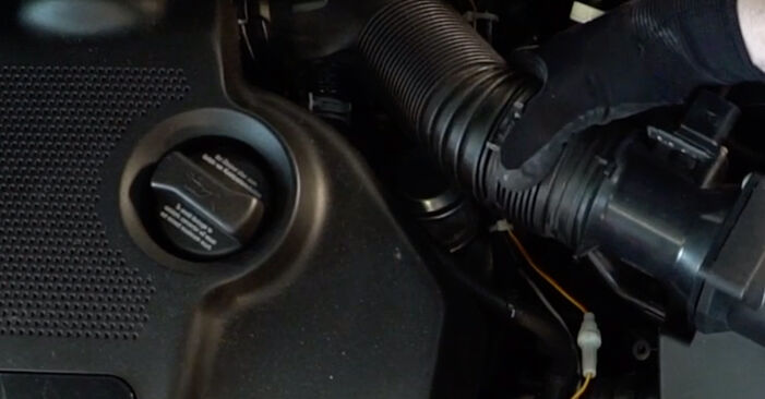 VW NEW BEETLE Luftfilter gør-det-selv udskiftnings værksted manual