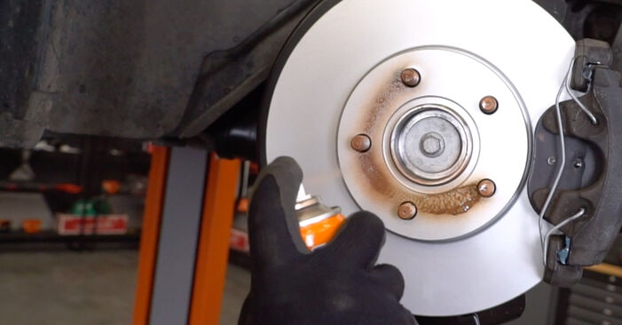 How to change Brake Discs on FORD FOCUS II Convertible 2008 - tips and tricks