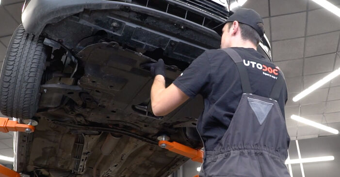 Ford Fiesta Mk6 Kastenwagen 1.6 TDCi 2011 Ölfilter wechseln: Gratis Reparaturanleitungen