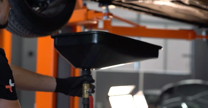 Ersetzen Sie Ölfilter am FORD Fiesta Mk6 Kastenwagen 1.5 TDCi 2012 selber