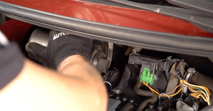 Come cambiare Filtro Aria su Renault Twingo 2 serie 1.2 16V (CN04, CN0B) 2007 - manuali PDF e video gratuiti