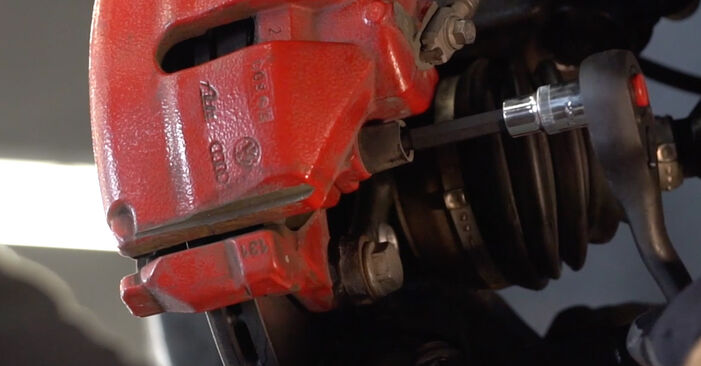 VW CADDY Bremseklodser trin-for-trin udskiftnings manual