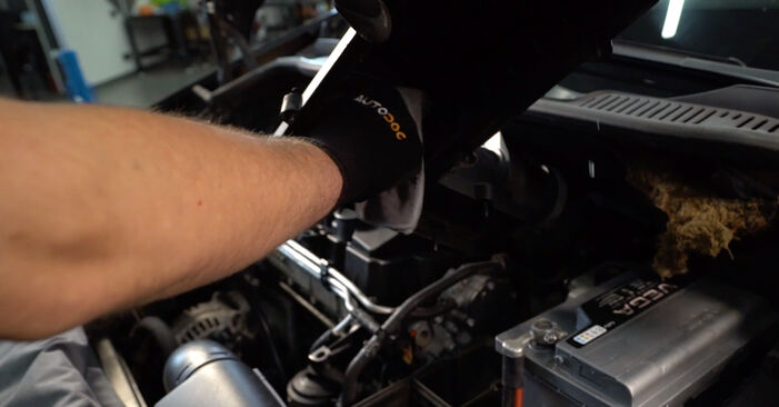 Ersetzen Sie Luftfilter am VW SHARAN (7N1, 7N2) 2.0 TDI 2013 selber