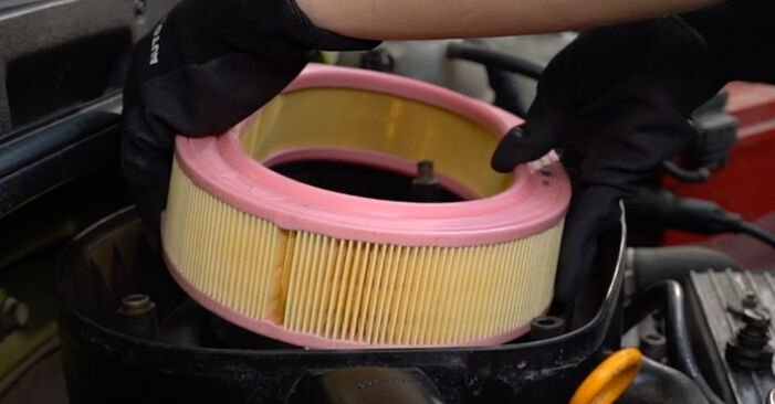Changing of Air Filter on VW Lupo 6x1 1998 won't be an issue if you follow this illustrated step-by-step guide