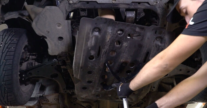 Wie schmierig ist es, selber zu reparieren: Motorlager beim Opel Astra G Coupe 1.8 16V (F07) 2000 wechseln – Downloaden Sie sich Bildanleitungen