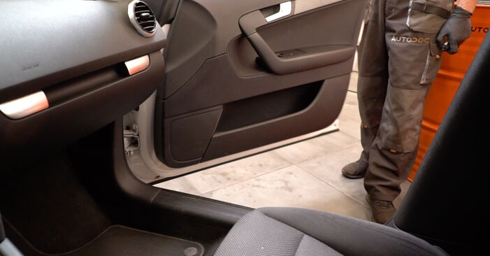 Wymiana Filtr powietrza kabinowy Audi TT Roadster 2.0 TFSI 2007 - darmowe instrukcje PDF i wideo