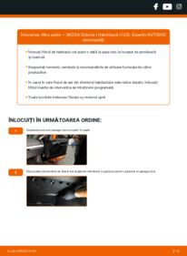 Cum să efectuați înlocuirea: Filtru habitaclu Skoda Octavia 1 1.9 TDI