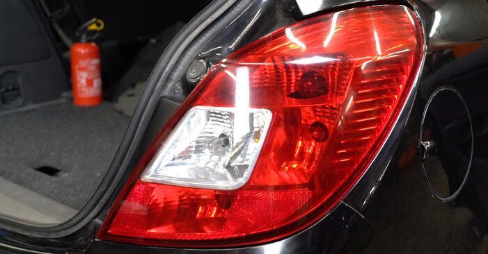 DIY replacement of Tail Lights on OPEL Corsa D Van (S07) 1.0 (L08) 2011 is not an issue anymore with our step-by-step tutorial