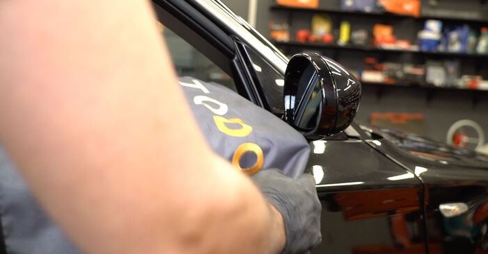 BMW 3 SERIES 2013 Spiegelglas stapsgewijze handleiding voor vervanging