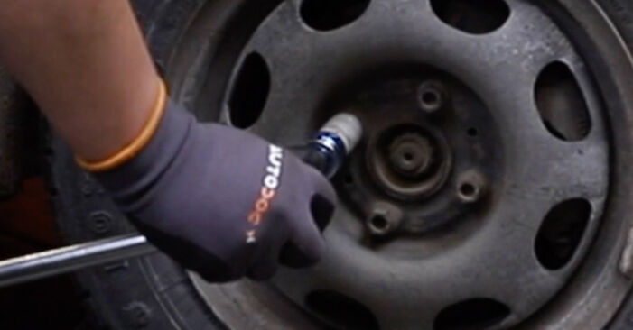 Hvordan man udskifter VW LUPO Bremseskiver - trin-for-trin manualer og video vejledninger
