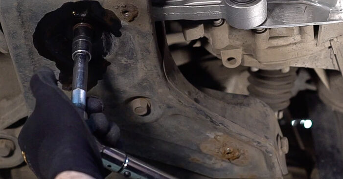 Replacing Engine Mount on Skoda Roomster 5j 2006 1.9 TDI by yourself
