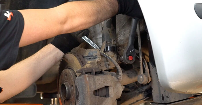 Replacing Shock Absorber on Skoda Roomster 5j 2006 1.9 TDI by yourself