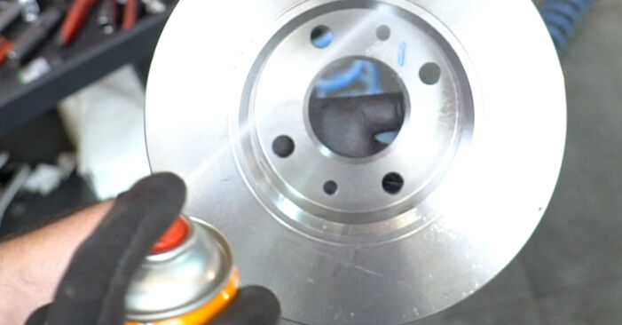 Fiat Panda 312 1.2 LPG (312PXA1A) 2014 Brake Discs replacement: free workshop manuals