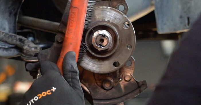 Hvordan man udskifter FIAT 500 Bremseskiver - trin-for-trin manualer og video vejledninger