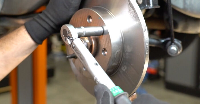 How to remove FIAT 500 1.3 D Multijet (312CXB1A) 2013 Brake Discs - online easy-to-follow instructions