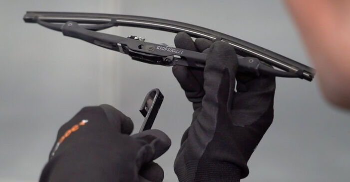 Changing Wiper Blades on FORD TRANSIT Bus (E_ _) 2.0 1994 by yourself