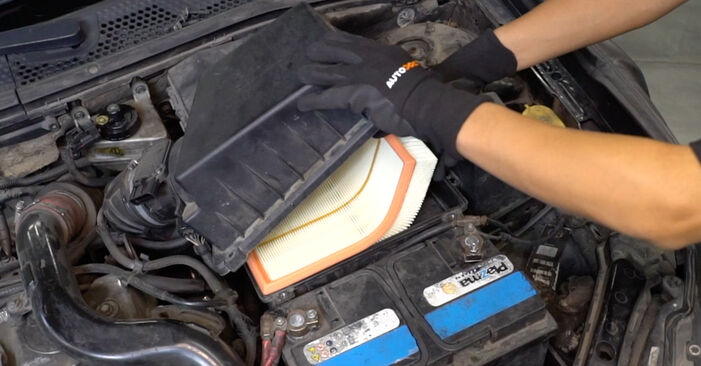 How to remove FORD TRANSIT CONNECT 2.0 2006 Air Filter - online easy-to-follow instructions
