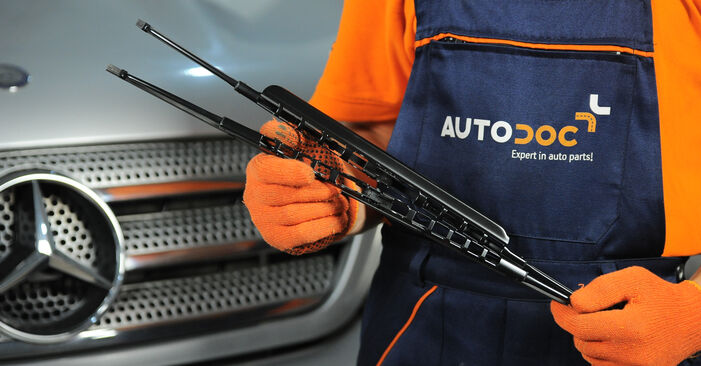 How to change Wiper Blades on Mercedes W461 1989 - free PDF and video manuals