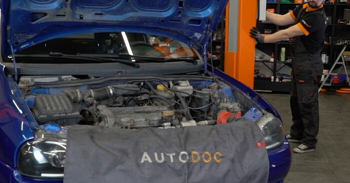 Cómo reemplazar Cojinete de Rueda en un OPEL Corsa B Hatchback (S93) 1.0 i 12V (F08, F68, M68) 1994 - manuales paso a paso y guías en video