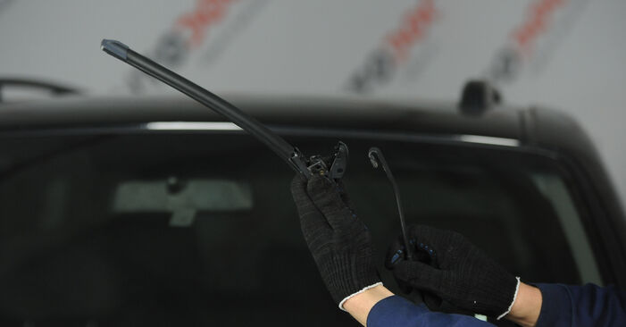 Changing Wiper Blades on KIA BESTA Bus 2.2 D 1995 by yourself