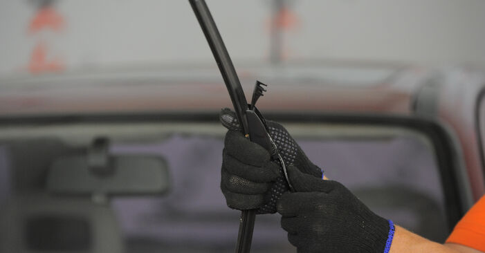 Changing Wiper Blades on OPEL Corsa Utility Pickup 1.7 Di 1999 by yourself