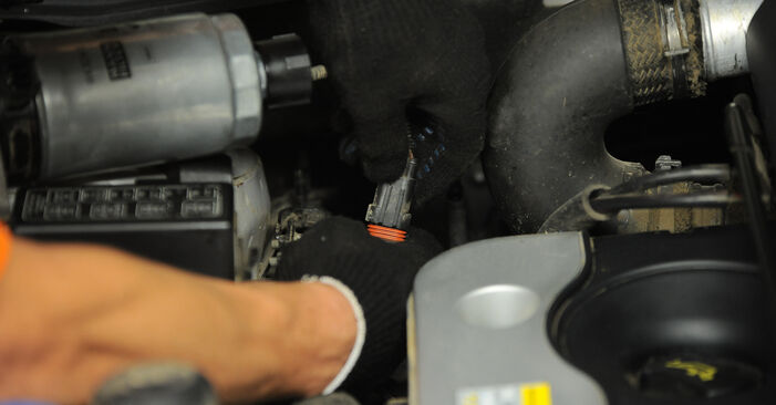 Tauschen Sie Kraftstofffilter beim Hyundai H1 A1 2007 2.5 CRDi selber aus
