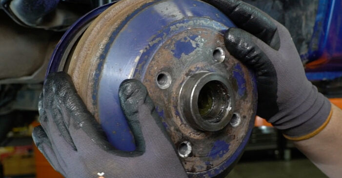 Changing of Wheel Bearing on Opel Tigra S93 1995 won't be an issue if you follow this illustrated step-by-step guide