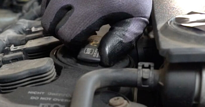 Kako zamenjati Oljni filter na SEAT Leon Hatchback (1P1) 2009 - nasveti in triki