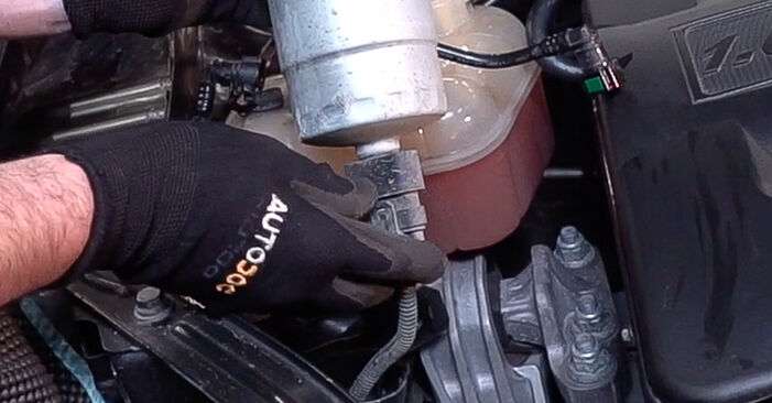 Hoe FIAT CROMA 1.9 MJTD (194AXB1B) 2010 Brandstoffilter verwijderen – online eenvoudige instructies
