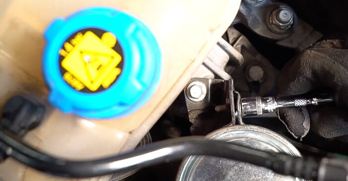 Kraftstofffilter beim FIAT DOBLO 1.4 2017 selber erneuern - DIY-Manual