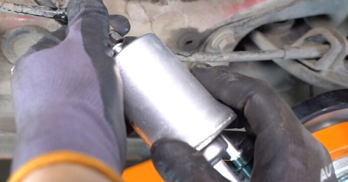 Replacing Fuel Filter on Seat León Mk2 2007 1.9 TDI by yourself