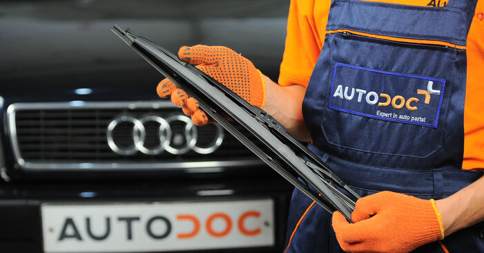 How to change Wiper Blades on Audi 100 Avant C3 1982 - free PDF and video manuals