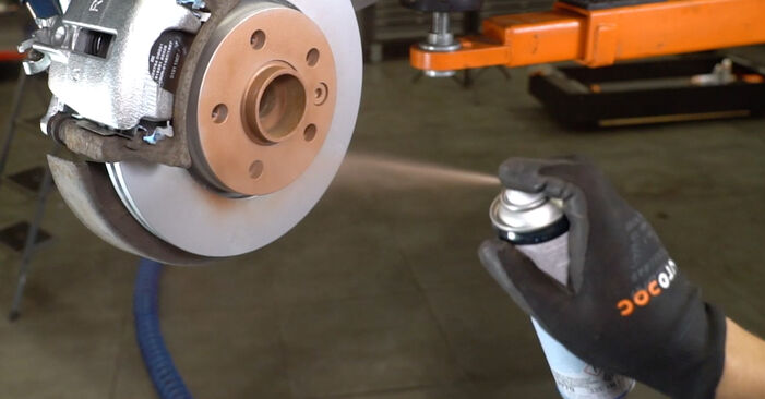VW TOUAREG Disque de frein manuel d'atelier pour remplacer soi-même