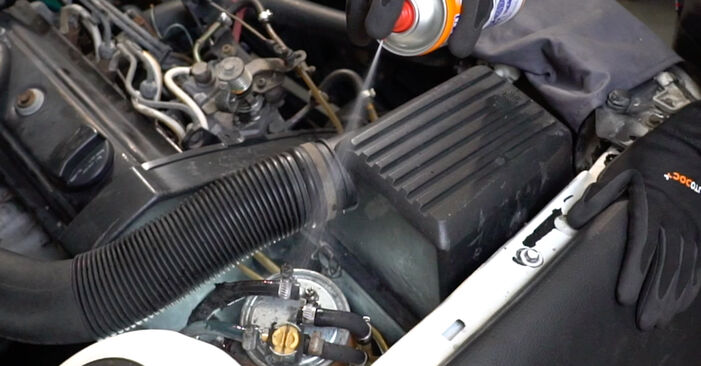 Wie man Kraftstofffilter am VW Polo 86c Coupe 1981 ersetzt - Kostenfreie PDF- und Videotipps