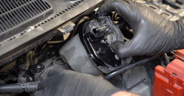 Kraftstofffilter beim FORD S-MAX 2.2 TDCi 2013 selber erneuern - DIY-Manual