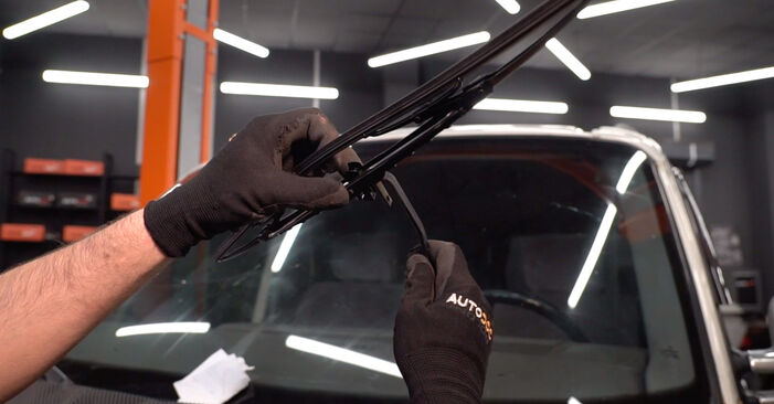 How to remove VW AMAROK 2.0 TDI 2014 Wiper Blades - online easy-to-follow instructions