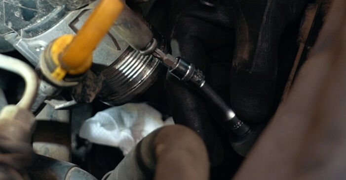 Wie lange braucht der Teilewechsel: Thermostat am VW Golf 6 Cabrio 2013 - Einlässliche PDF-Wegleitung