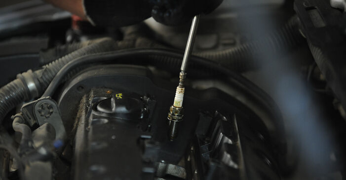 Kako težko to naredite sami: Vzigalna svecka zamenjava na Peugeot 207 Sedan 1.6 Bioflex 2013 - prenesite slikovni vodnik