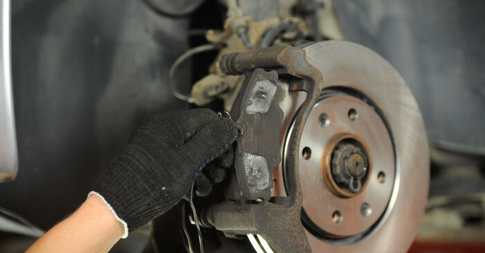 Changing of Brake Pads on Peugeot 306 7a 2001 won't be an issue if you follow this illustrated step-by-step guide