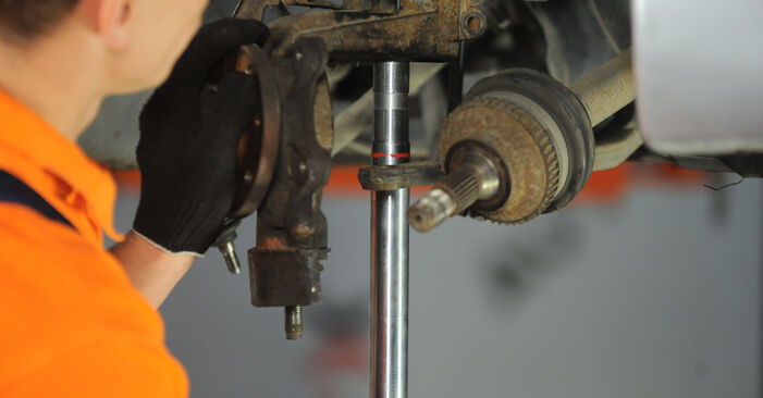 How to remove PEUGEOT 205 1.4 1987 Wheel Bearing - online easy-to-follow instructions