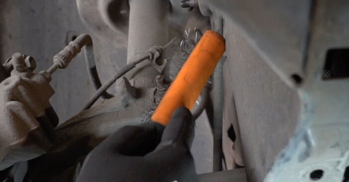 Jak zdjąć i wymienić Poduszka amortyzatora Peugeot 406 Kombi 2.0 HDI 90 2000 - łatwe w użyciu instrukcje online