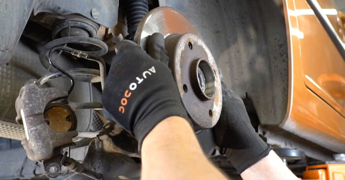 Peugeot 207 SW 1.4 16V 2009 Bremsscheiben wechseln: Kostenfreie Reparaturwegleitungen