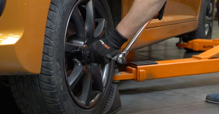Kako težko to naredite sami: Zavorni kolut zamenjava na Peugeot 207 cc 1.6 16V Turbo 2013 - prenesite slikovni vodnik