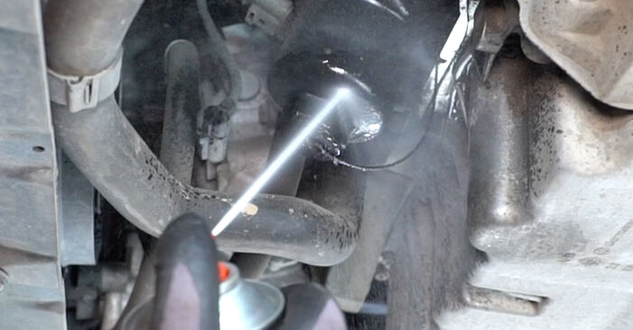 Seat Exeo Limousine 1.8 T 2014 Ölfilter wechseln: wie schwer ist es, selbst zu reparieren - Downloaden Sie sich illustrierte Anleitungen