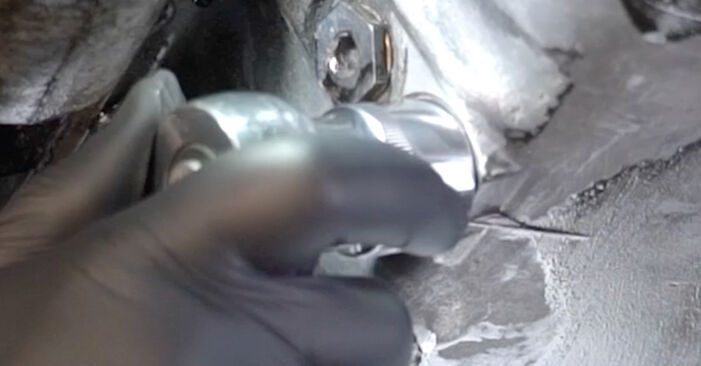 Wie schmierig ist es, selber zu reparieren: Ölfilter beim Citroën Berlingo M 1.8 D 2002 wechseln – Downloaden Sie sich Bildanleitungen
