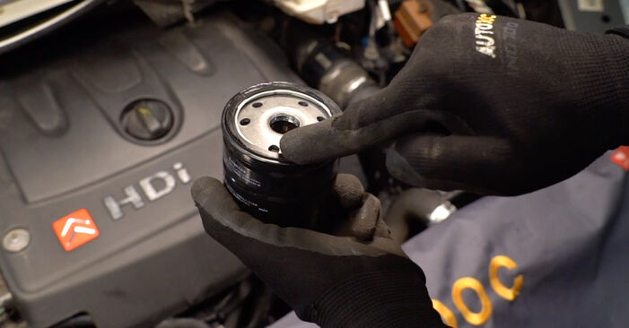 CITROËN C3 1.6 HDi 92 (2C9HPA) Oil Filter replacement: online guides and video tutorials