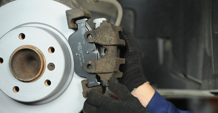 DIY replacement of Brake Pads on BMW 1 Hatchback (E87) 116 i 2006 is not an issue anymore with our step-by-step tutorial